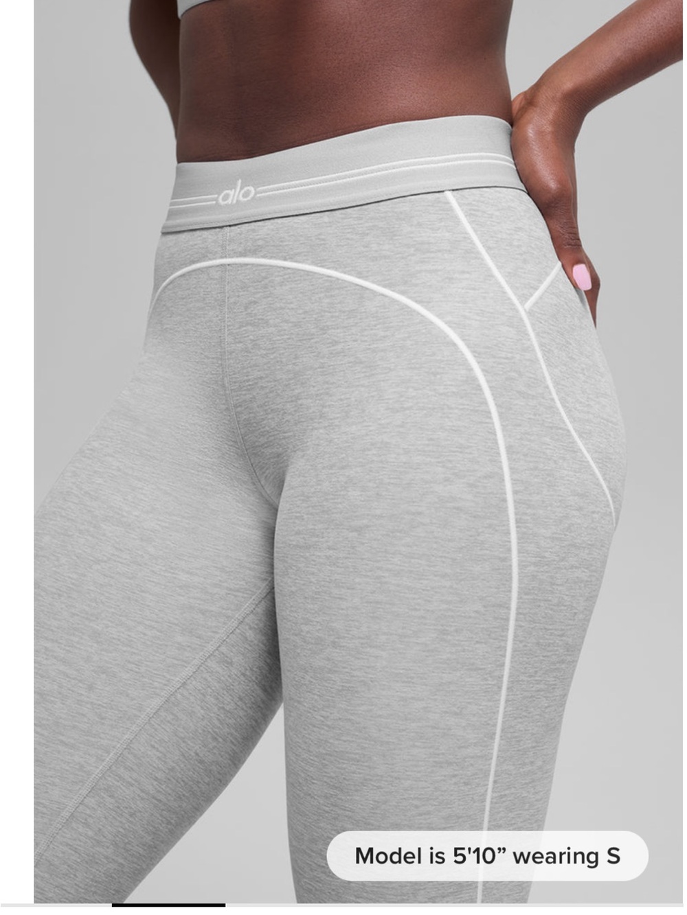 ALO Yoga High-Waist Alosoft Heart Throb Legging